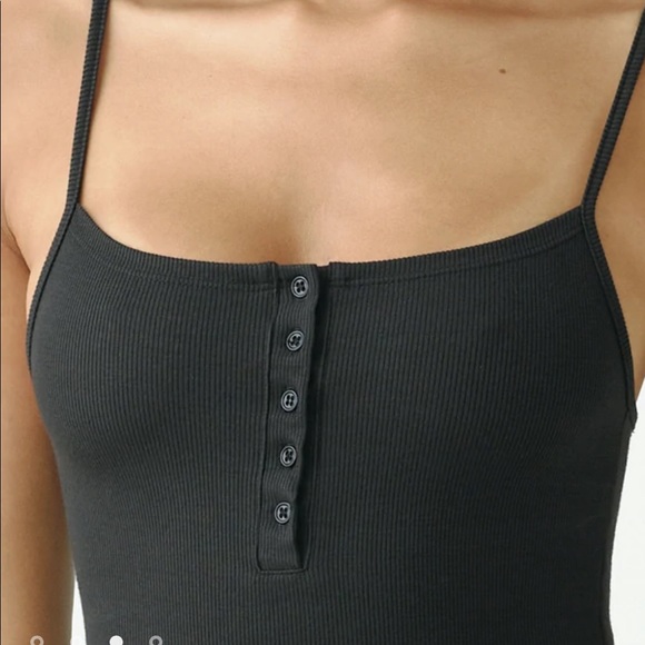 Joah Brown Henley tank in WHITE*** - Picture 5 of 5